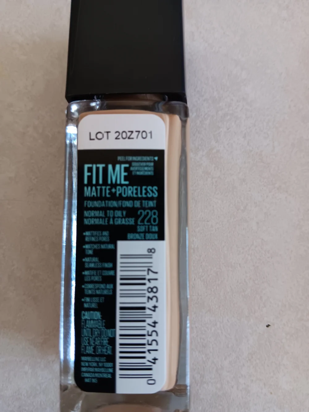 Maybelline Fit Me Matte + Poreless Foundation - Beige